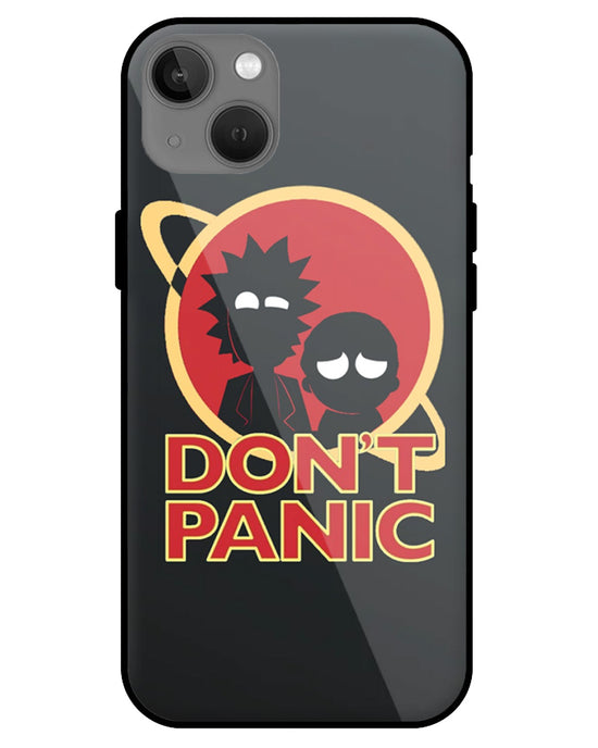 Don't panic   |  iphone 13 glass cover  Phone Case