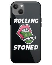 rolling stone |  iphone 13 glass cover Phone Case