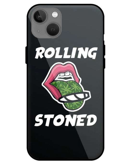 rolling stone |  iphone 13 glass cover Phone Case