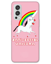 ANTI-SOCIAL UNICORN  | OnePlus Nord 2 Phone Case