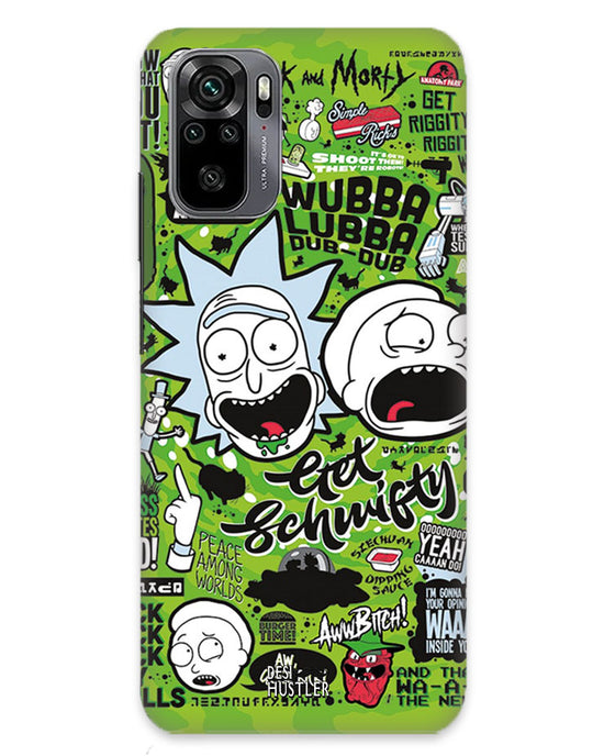 Rick and Morty adventures fanart |redmi note 10 Phone Case