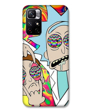 Rick and Morty psychedelic fanart |  Redmi Note 11T 5G Phone Case