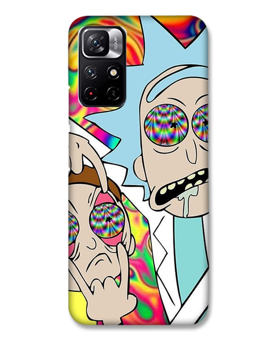 Rick and Morty psychedelic fanart |  Redmi Note 11T 5G Phone Case