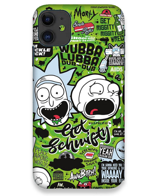 Rick and Morty adventures fanart  | iPhone 11 Phone Case