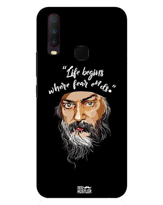 Life begins - OSHO  | Vivo Y17 Phone Case