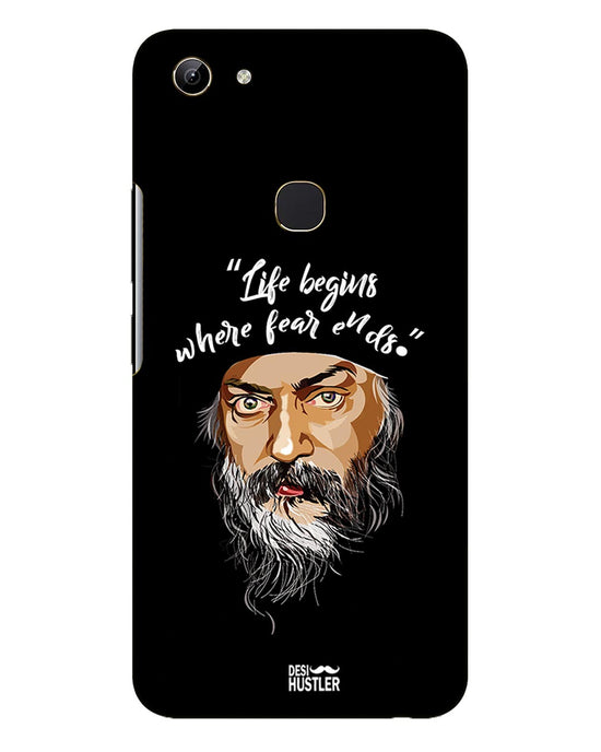 Life begins - OSHO  | Vivo Y81 Phone Case