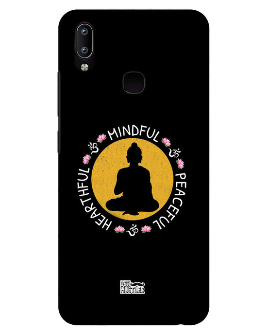 MINDFUL HEARTFUL PEACEFUL | Vivo Y91 Phone Case