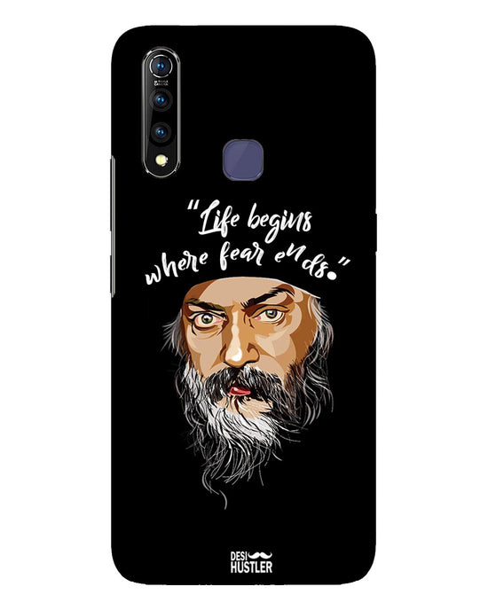 Life begins - OSHO  |  Vivo Z1 Pro  Phone Case