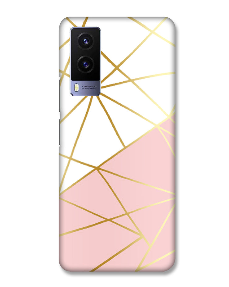 Pink & Gold  |  Vivo V21e Phone Case