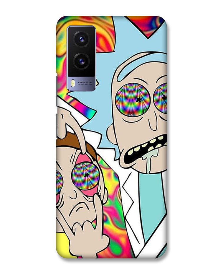 Rick and Morty psychedelic fanart |  Vivo V21e Phone Case