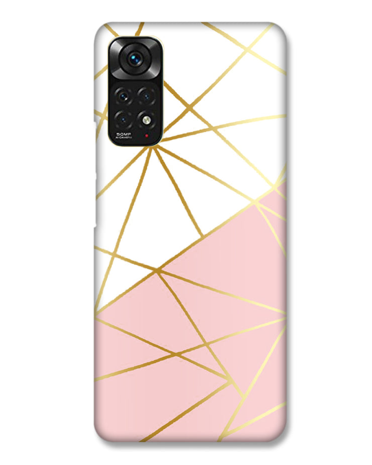 Pink & Gold  |  Redmi Note 11 Phone Case
