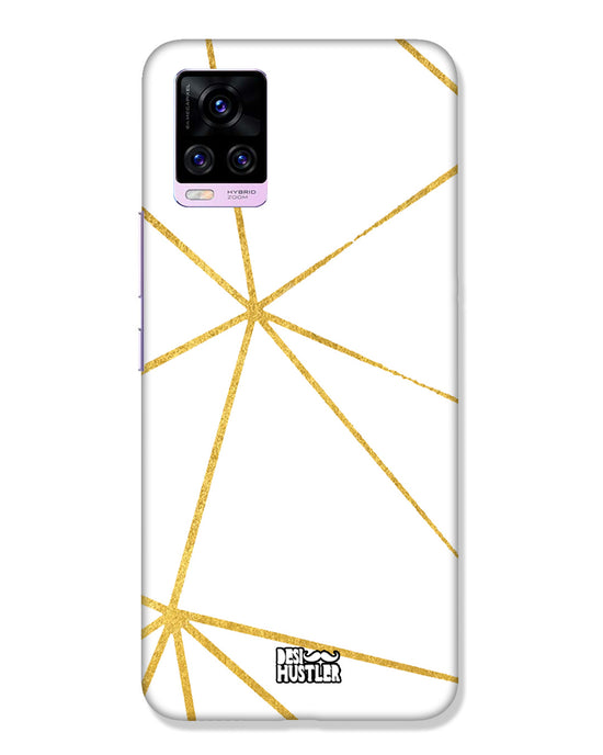 White  and Gold  |  Vivo V20 Pro Phone Case