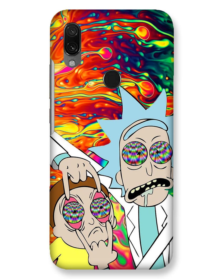 Rick and Morty psychedelic fanart | Xiaomi Redmi 7 Phone Case