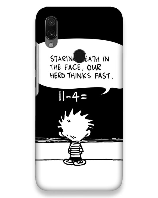 Our Hero Thinks Fast  | Xiaomi Redmi y3 Phone Case