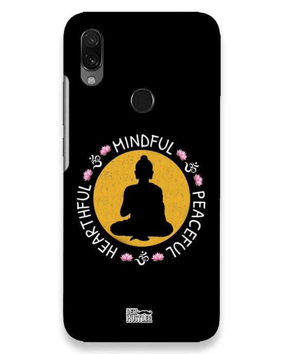 MINDFUL HEARTFUL PEACEFUL | xiaomi redme y3 Phone Case