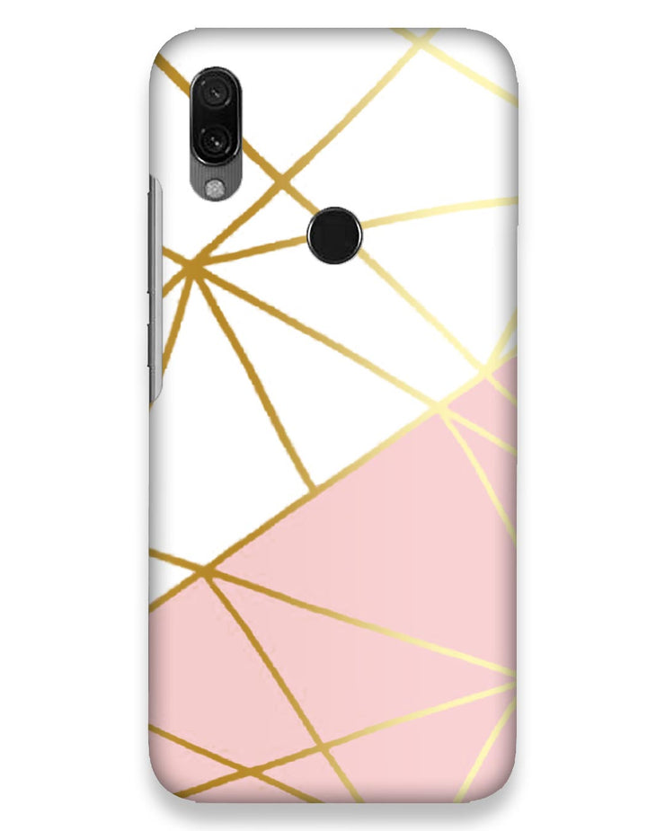 Pink & Gold | Xiaomi Redmi y3 Phone Case
