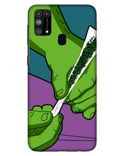 The Incredible Green | Samsung Galaxy M31 Phone Case