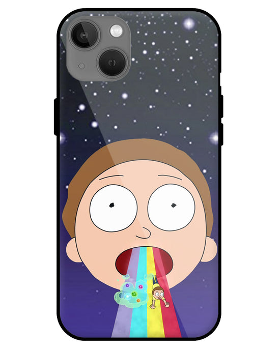 Morty's universe |   iphone 13 glass cover Phone Case