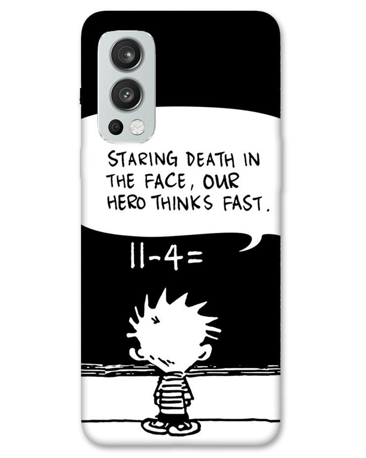 Our Hero Thinks Fast | OnePlus Nord 2 Phone Case