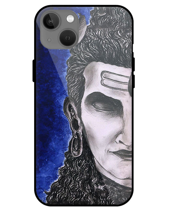 Meditating Shiva |  iphone 13 glass cover Phone Case