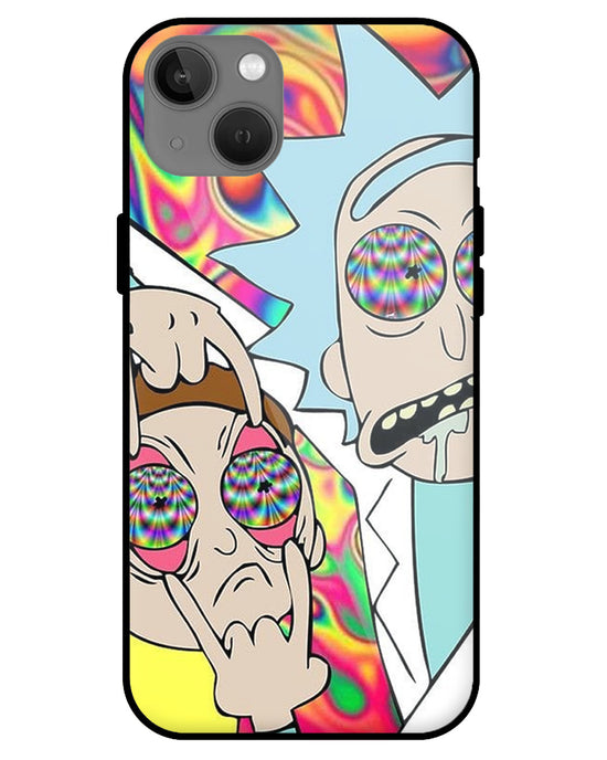 Rick and Morty adventures fanart |  iphone 13 glass cover Phone Case